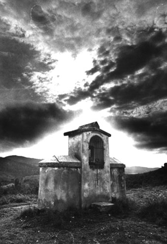 Estaci&oacute; del Via Crucis al cam&iacute; del Calvari. 1986