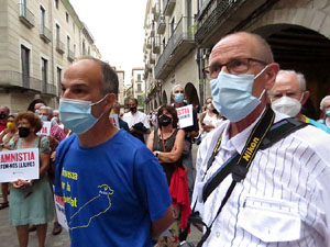 Concentració a la plaça del Vi per la independència i la llibertat dels presos polítics