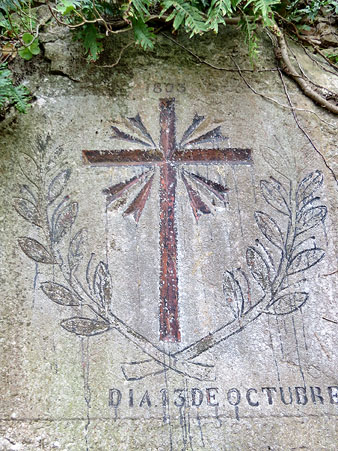 Conjunt de la talla en rebaix sobre la roca