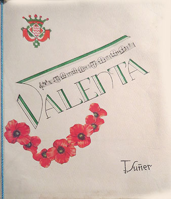 Partitura de la sardana 'Valenta' de Teresa Suñer