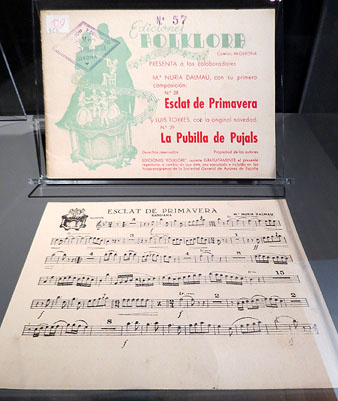 Esclat de primavera (partisel·la de sardana). Ma Núria Dalmau i Damau. Ca. 1940