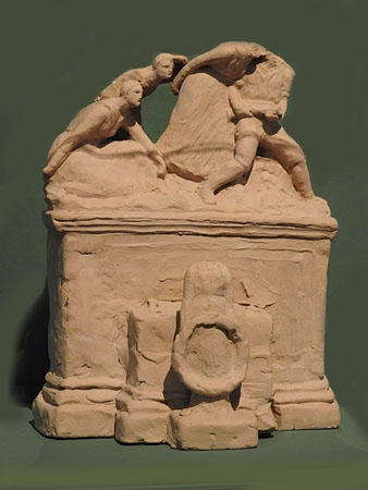 Maqueta per al monument a les Heroïnes de Santa Bàrbara. Fidel Aguilar. Ca. 1916