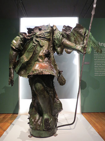 Penell. Àngel de la Catedral. Ramon Salvatella calderer, Colobran i Ambrós dauradors, Narcís Calmelles daguer. Ca. 1764. Bronze