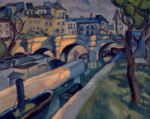 Vista del Sena. 1915-1916. Celso Lagar