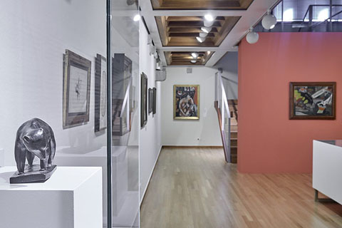 Detall d'una de les sales de l'exposici&oacute;