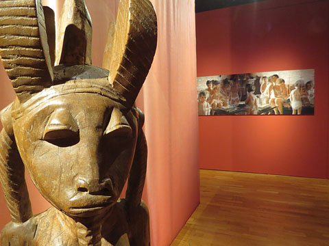 Detall d'un dels &agrave;mbits de l'exposici&oacute;