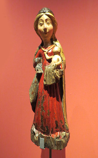 Mare de D&eacute;u amb el Nen. Segle XIV