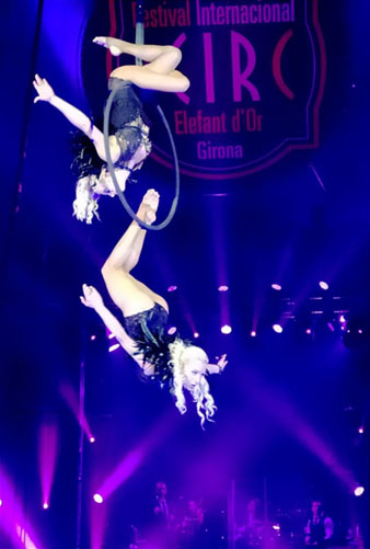 Actuació del X Festival Internacional de Circ Elefant d'Or