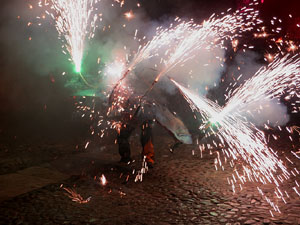 Fires de Sant Narc&iacute;s 2021. Correfoc amb els Diables de l'Onyar