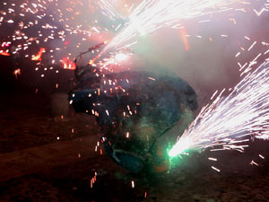 Fires de Sant Narc&iacute;s 2021. Correfoc amb els Diables de l'Onyar