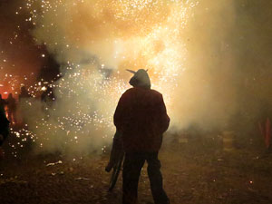 Fires de Sant Narc&iacute;s 2021. Correfoc amb els Diables de l'Onyar