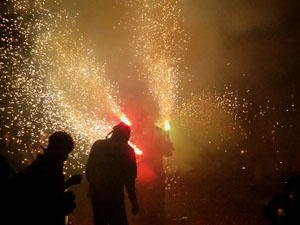 Fires de Sant Narc&iacute;s 2021. Correfoc amb els Diables de l'Onyar