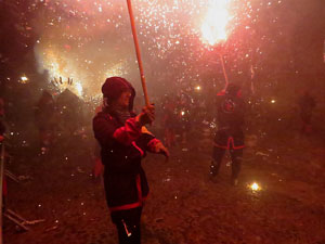 Fires de Sant Narc&iacute;s 2021. Correfoc amb els Diables de l'Onyar