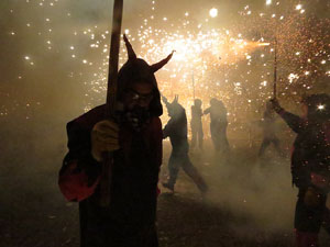 Fires de Sant Narc&iacute;s 2021. Correfoc amb els Diables de l'Onyar