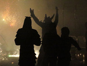 Fires de Sant Narc&iacute;s 2021. Correfoc amb els Diables de l'Onyar
