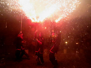 Fires de Sant Narc&iacute;s 2021. Correfoc amb els Diables de l'Onyar