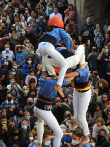 Fires de Sant Narc&iacute;s 2021. Diada castellera amb Marrecs de salt, Minyons de Terrassa i Capgrossos de Matar&oacute;