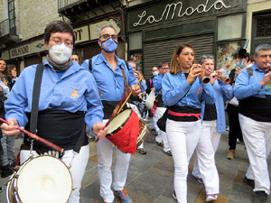 Fires de Sant Narcís 2021. Diada castellera amb Marrecs de salt, Minyons de Terrassa i Capgrossos de Mataró