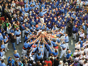 Fires de Sant Narcís 2021. Diada castellera amb Marrecs de salt, Minyons de Terrassa i Capgrossos de Mataró