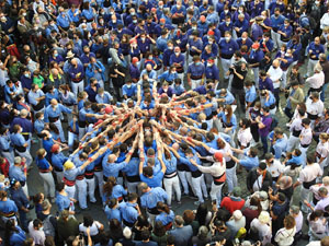 Fires de Sant Narc&iacute;s 2021. Diada castellera amb Marrecs de salt, Minyons de Terrassa i Capgrossos de Matar&oacute;