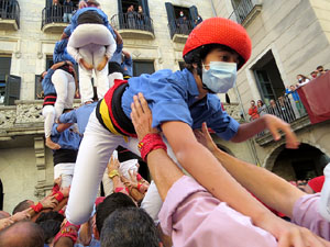 Fires de Sant Narc&iacute;s 2021. Diada castellera amb Marrecs de salt, Minyons de Terrassa i Capgrossos de Matar&oacute;