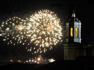 Fires de Sant Narcís 2021. El castell de focs