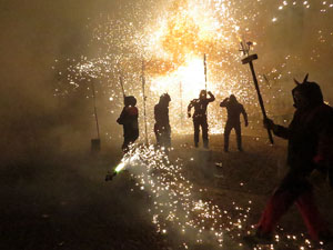 Fires de Sant Narcís 2021. Espectacle pirotècnic amb els Trons de l'Onyar