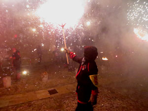 Fires de Sant Narcís 2021. Espectacle pirotècnic amb els Trons de l'Onyar