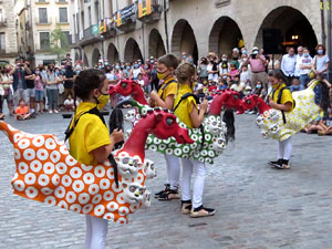 Arribada de la Flama del Canig&oacute; 2021 a la pla&ccedil;a del Vi