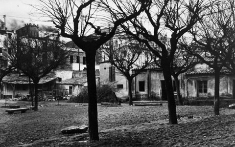 Pati de l'antic Hospici de Girona. 1925