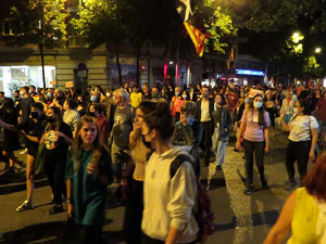 Manifestaci&oacute; de l'U d'octubre de 2021