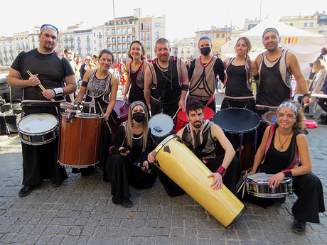 Nadal 2021 a Girona. Marató per la Marató de TV3. Bloc Quilombo
