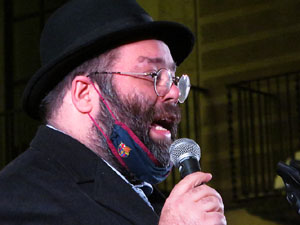Nadal 2021. Encesa de les llums de Hanukk&agrave; a la pla&ccedil;a del Vi