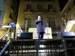 Nadal 2021. Encesa de les llums de Hanukk&agrave; a la pla&ccedil;a del Vi