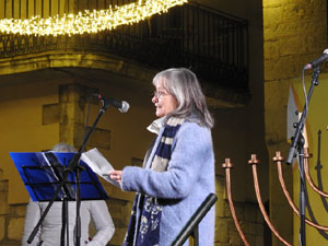 Nadal 2021. Encesa de les llums de Hanukk&agrave; a la pla&ccedil;a del Vi
