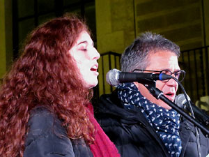 Nadal 2021. Encesa de les llums de Hanukk&agrave; a la pla&ccedil;a del Vi
