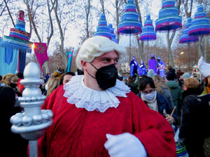 Reis 2022. El campament reial al camp de Mart al parc de la Devesa