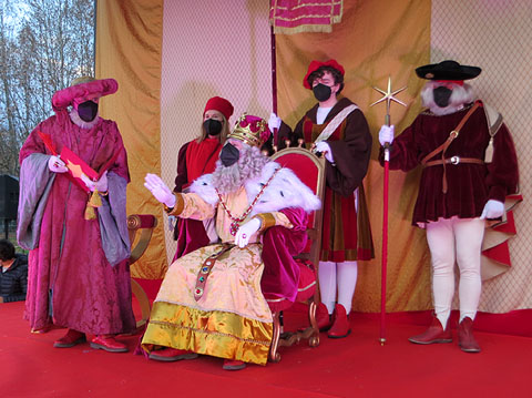 El campament del Rei Blanc al Camp de Mart