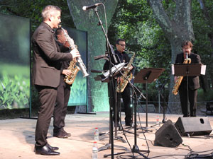 Festival Notes al parc 2021. BCN Sax Quartet