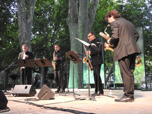 Festival Notes al parc 2021. BCN Sax Quartet
