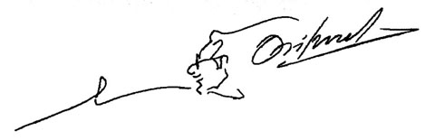 Signatura de Joan Orihuel