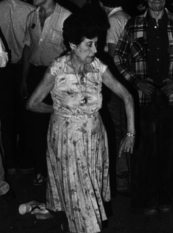 Soledad Marqu&egrave;s, coneguda com la Sidrala. Ca. 1986