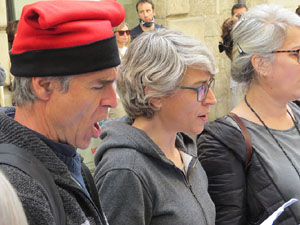 Setmana Santa 2022 a Girona. Cantada de Caramelles