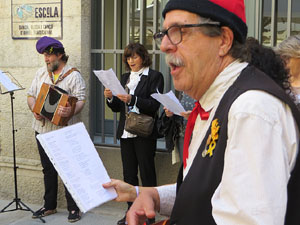 Setmana Santa 2022 a Girona. Cantada de Caramelles