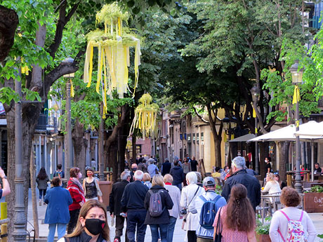 Temps de Flors 2021. La Rambla de la Llibertat