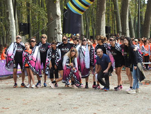 Cursa de la Dona 2022. Concentració i sortida del Parc de la Devesa, cursa pels carrers de Girona