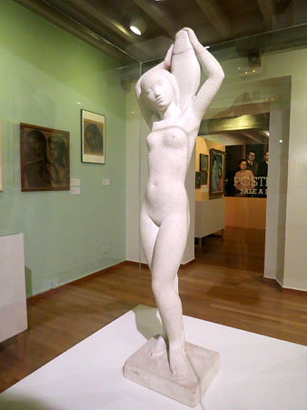 Dona amb peix. Tomàs Bel Sabatés. Ca. 1949