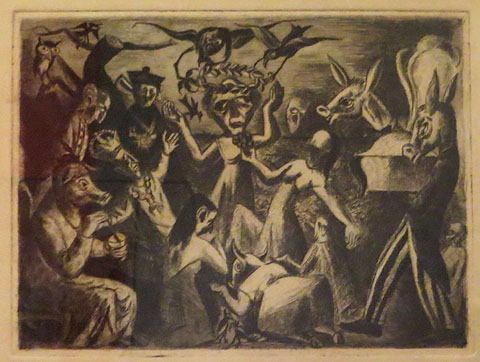 Aquelarre. Joaquim Datsira Prun&eacute;s. 1950