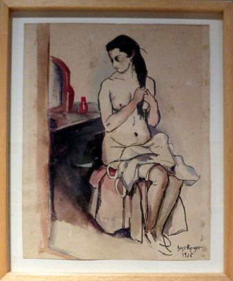 Emili Bosch i Roger. 'Nu femení', 1925. Aquarel·la sobre paper