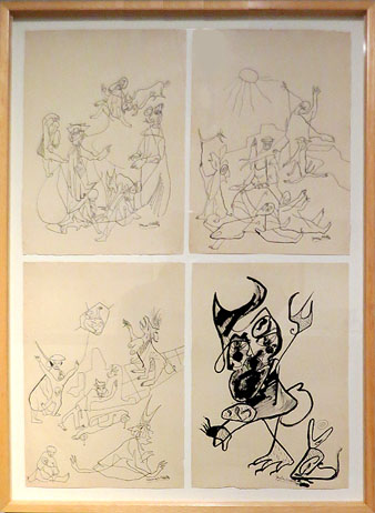 Francesc Garcia Vilella. Sense t&iacute;tol, Ca. 1950, Tinta sobre paper